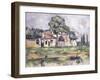 Banks of the Marne, 1888-Paul Cézanne-Framed Giclee Print