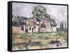 Banks of the Marne, 1888-Paul Cézanne-Framed Stretched Canvas