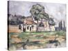 Banks of the Marne (Bords de la Marne). Ca. 1888-Paul Cézanne-Stretched Canvas