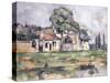 Banks of the Marne (Bords de la Marne). Ca. 1888-Paul Cézanne-Stretched Canvas