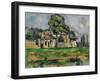 Banks of the Marne, C. 1888-Paul C?zanne-Framed Giclee Print