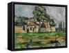 Banks of the Marne, C. 1888-Paul C?zanne-Framed Stretched Canvas