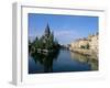 Banks of the Moselle River, Old Town, Metz, Moselle, Lorraine, France-Bruno Barbier-Framed Photographic Print