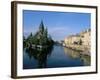 Banks of the Moselle River, Old Town, Metz, Moselle, Lorraine, France-Bruno Barbier-Framed Photographic Print