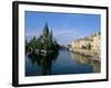 Banks of the Moselle River, Old Town, Metz, Moselle, Lorraine, France-Bruno Barbier-Framed Photographic Print