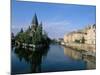 Banks of the Moselle River, Old Town, Metz, Moselle, Lorraine, France-Bruno Barbier-Mounted Photographic Print