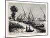 Banks of the Nile. Egypt, 1879-null-Mounted Giclee Print