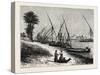 Banks of the Nile. Egypt, 1879-null-Stretched Canvas