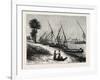 Banks of the Nile. Egypt, 1879-null-Framed Giclee Print