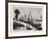 Banks of the Nile. Egypt, 1879-null-Framed Giclee Print