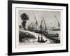 Banks of the Nile. Egypt, 1879-null-Framed Giclee Print