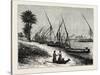 Banks of the Nile. Egypt, 1879-null-Stretched Canvas