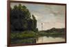 Banks of the Oise, 1863-Charles Francois Daubigny-Framed Giclee Print