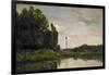 Banks of the Oise, 1863-Charles Francois Daubigny-Framed Giclee Print