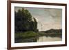 Banks of the Oise, 1863-Charles Francois Daubigny-Framed Giclee Print