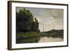 Banks of the Oise, 1863-Charles Francois Daubigny-Framed Giclee Print