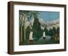 'Banks of the Oise', 1905-Henri Rousseau-Framed Giclee Print