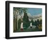 'Banks of the Oise', 1905-Henri Rousseau-Framed Giclee Print