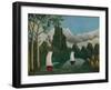 'Banks of the Oise', 1905-Henri Rousseau-Framed Giclee Print