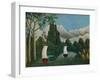 'Banks of the Oise', 1905-Henri Rousseau-Framed Giclee Print