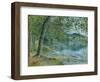 Banks of the Oise at Auvers-Sur Oise; Bords De L'Oise a Auvers-Sur-Oise, 1878-Camille Pissarro-Framed Giclee Print