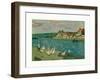 Banks of the River (Les Bords De Riviere), 1897-Alfred Sisley-Framed Giclee Print