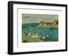 Banks of the River (Les Bords De Riviere), 1897-Alfred Sisley-Framed Giclee Print