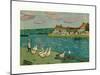 Banks of the River (Les Bords De Riviere), 1897-Alfred Sisley-Mounted Giclee Print