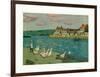 Banks of the River (Les Bords De Riviere), 1897-Alfred Sisley-Framed Giclee Print