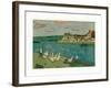 Banks of the River (Les Bords De Riviere), 1897-Alfred Sisley-Framed Giclee Print