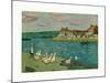 Banks of the River (Les Bords De Riviere), 1897-Alfred Sisley-Mounted Giclee Print