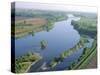 Banks of the River Loire, Chambord Region, Pays-De-Loire, France-J P De Manne-Stretched Canvas