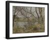 Banks of the River Oise, c.1878-Camille Pissarro-Framed Giclee Print