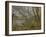 Banks of the River Oise Near Pontoise, Grey Sky, 1878-Camille Pissarro-Framed Giclee Print