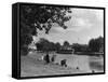 Banks of the River Yare-null-Framed Stretched Canvas