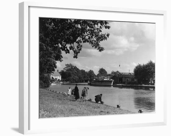 Banks of the River Yare-null-Framed Photographic Print