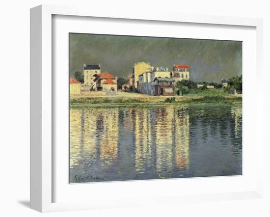 Banks of the Seine at Argenteuil, 1889-Gustave Caillebotte-Framed Giclee Print