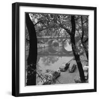 Banks of the Seine during Autumn-null-Framed Photographic Print