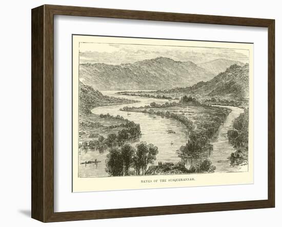 Banks of the Susquehannah-null-Framed Giclee Print