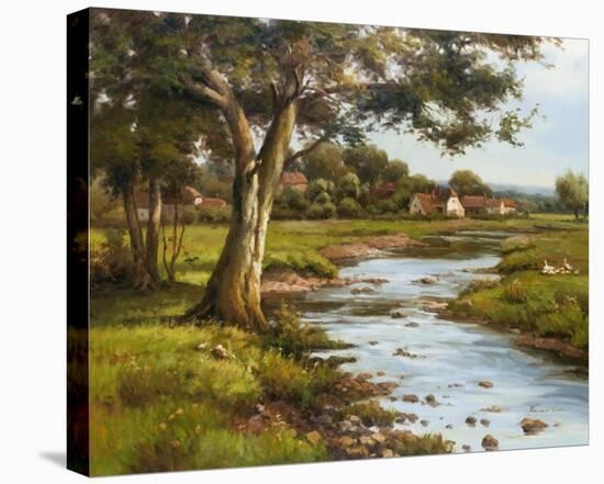 Banks of Wiltshire-Willard-Stretched Canvas