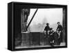 Bankside, around Blackfriars Bridge, London, 1926-1927-null-Framed Stretched Canvas