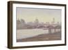 Bankside - Dusk-Julian Barrow-Framed Giclee Print