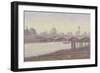 Bankside - Dusk-Julian Barrow-Framed Giclee Print