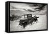 Bannack Truck-George Johnson-Framed Stretched Canvas