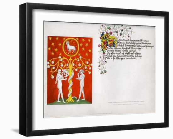 Banner and Poem, C15th Century-null-Framed Giclee Print