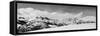 Banner and Ritter Peaks in winter, Ansel Adams Wilderness, Sierra Nevada Mountains, California-Russ Bishop-Framed Stretched Canvas