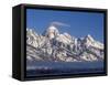 Banner Cloud on Summit of Grand Teton-Scott T. Smith-Framed Stretched Canvas