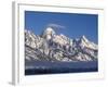 Banner Cloud on Summit of Grand Teton-Scott T. Smith-Framed Photographic Print