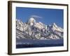 Banner Cloud on Summit of Grand Teton-Scott T. Smith-Framed Photographic Print