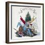 Banner Displayed During Horatio Nelson's Funeral Processio, England-null-Framed Giclee Print